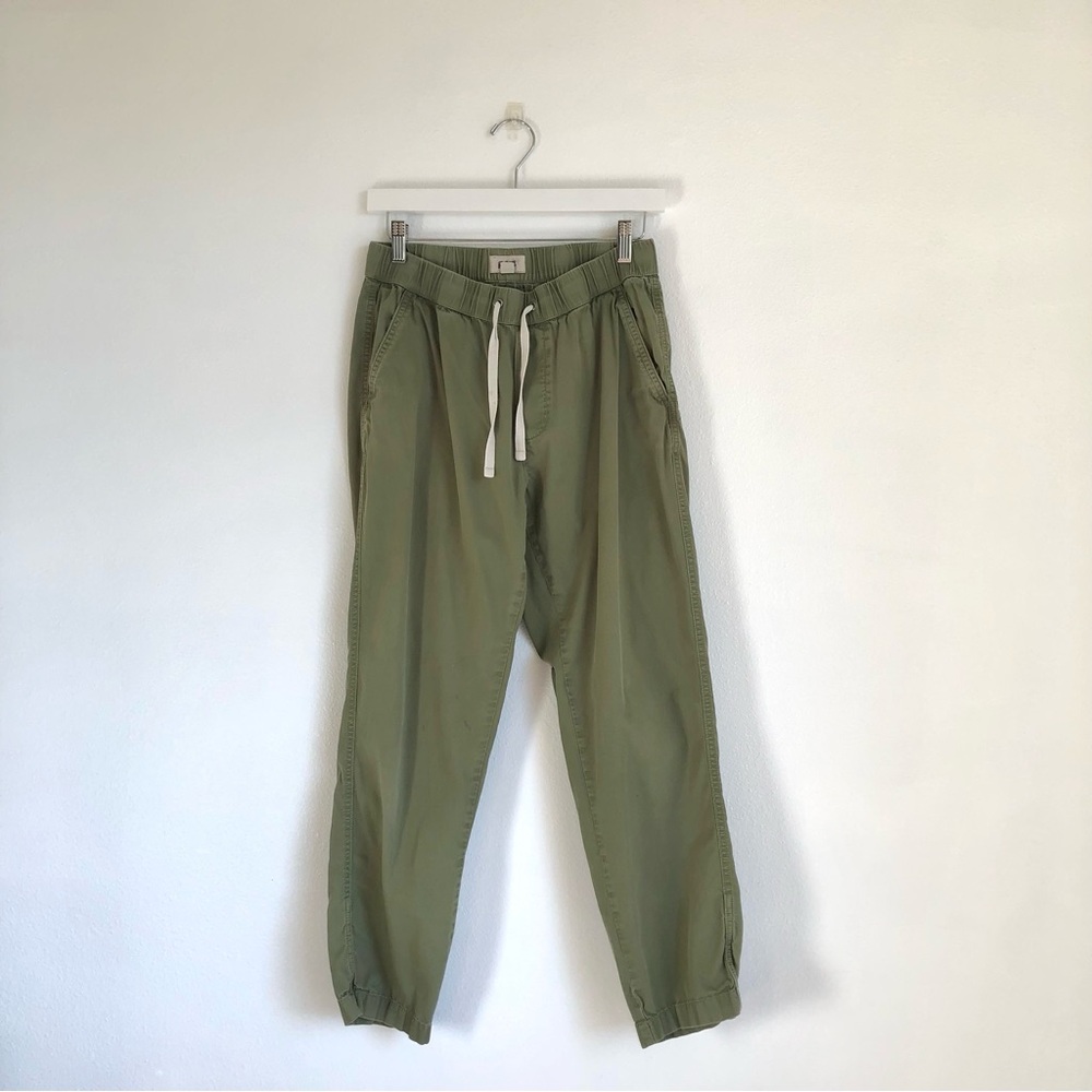 Pact Olive Green Organic Cotton Daily Twill Pants Size Medium